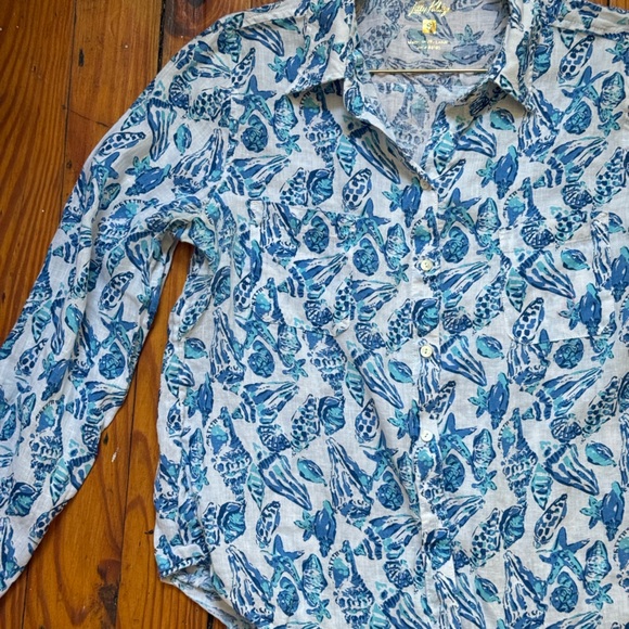 Linen button down - Picture 2 of 7